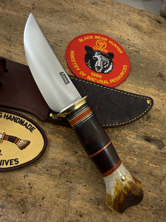 Treeman Pro Cut Iron Mt Hunter Horse Hide Crotch Stag Elephant Ear Sheath