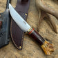 Classic Big Bay Hunter 4 5/8" Blade Horse Hide Crotch Stah