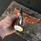 Vintage Treeman Big 6" Hunter Basket Weave Basket Sheath