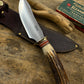 Treeman Beautiful Semi Skinner 5 3/4" Blade Red Stag Shark
