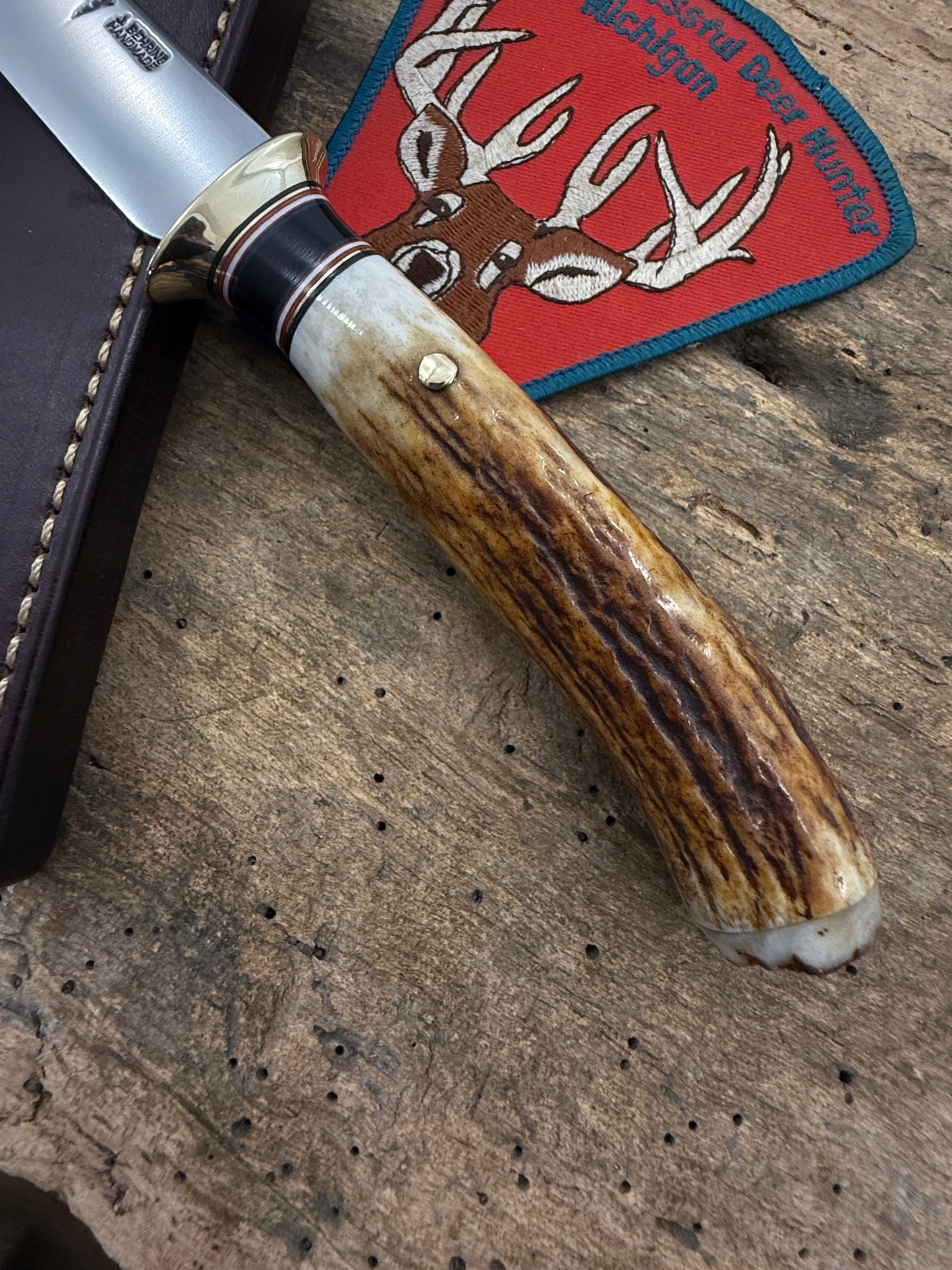 Treeman 5" AEB-L Deer & Trout Sambar Satg Sheep Horn butt