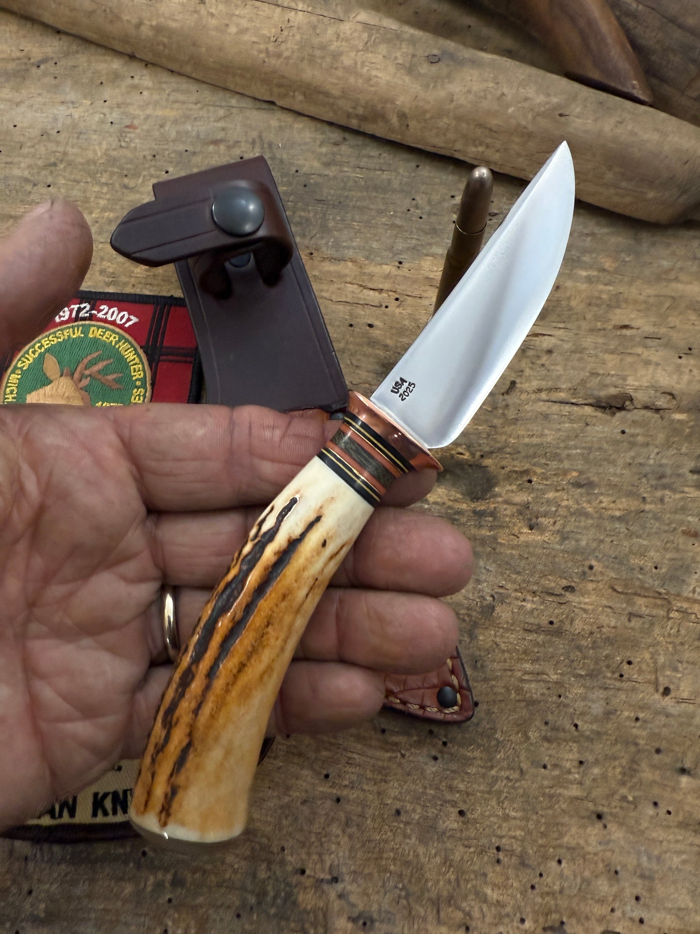 Treeman Trout Copper Guard Old Stag Musk Ox Crock Sheath