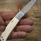 WC Davis Ivory Lock Back Folder 1980/90s vintage.