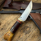 Classic Big Bay Hunter 4 5/8" Blade Horse Hide Crotch Stah