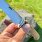 Treeman 9" Filiet Knife AEB-L Stainless Linen Micarta
