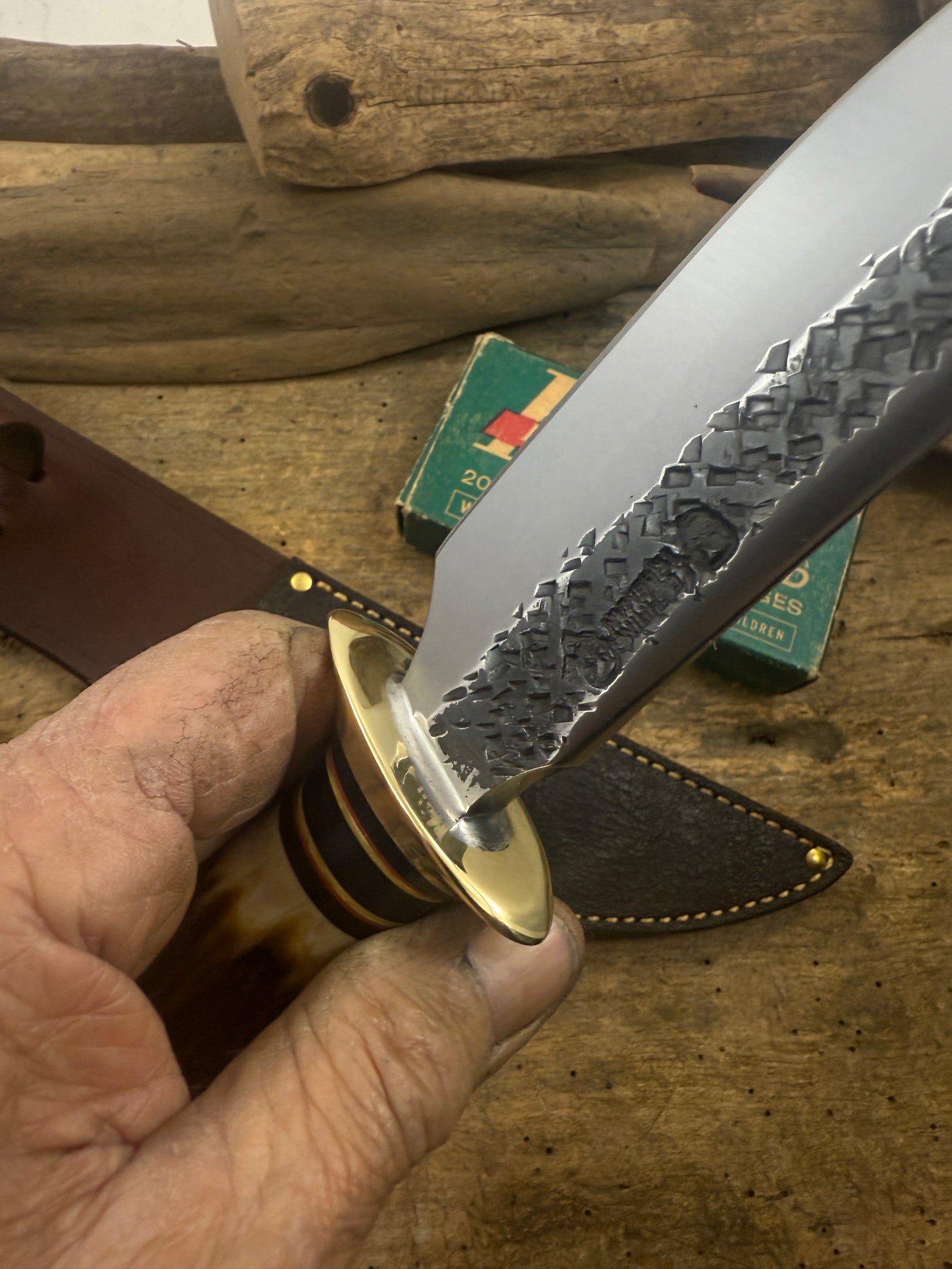 Treeman Stag/Stag AAA Sambar Hammer Mark Fighter Elephant Ear Sheath