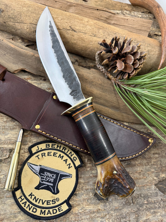 Treeman Hammer Mark Heavy Duty Sticker 6" Blade Crotch Stag Brass cap Butt