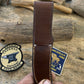 Treeman 4" Ball Cutter Cattleman Stag Crock Sheath