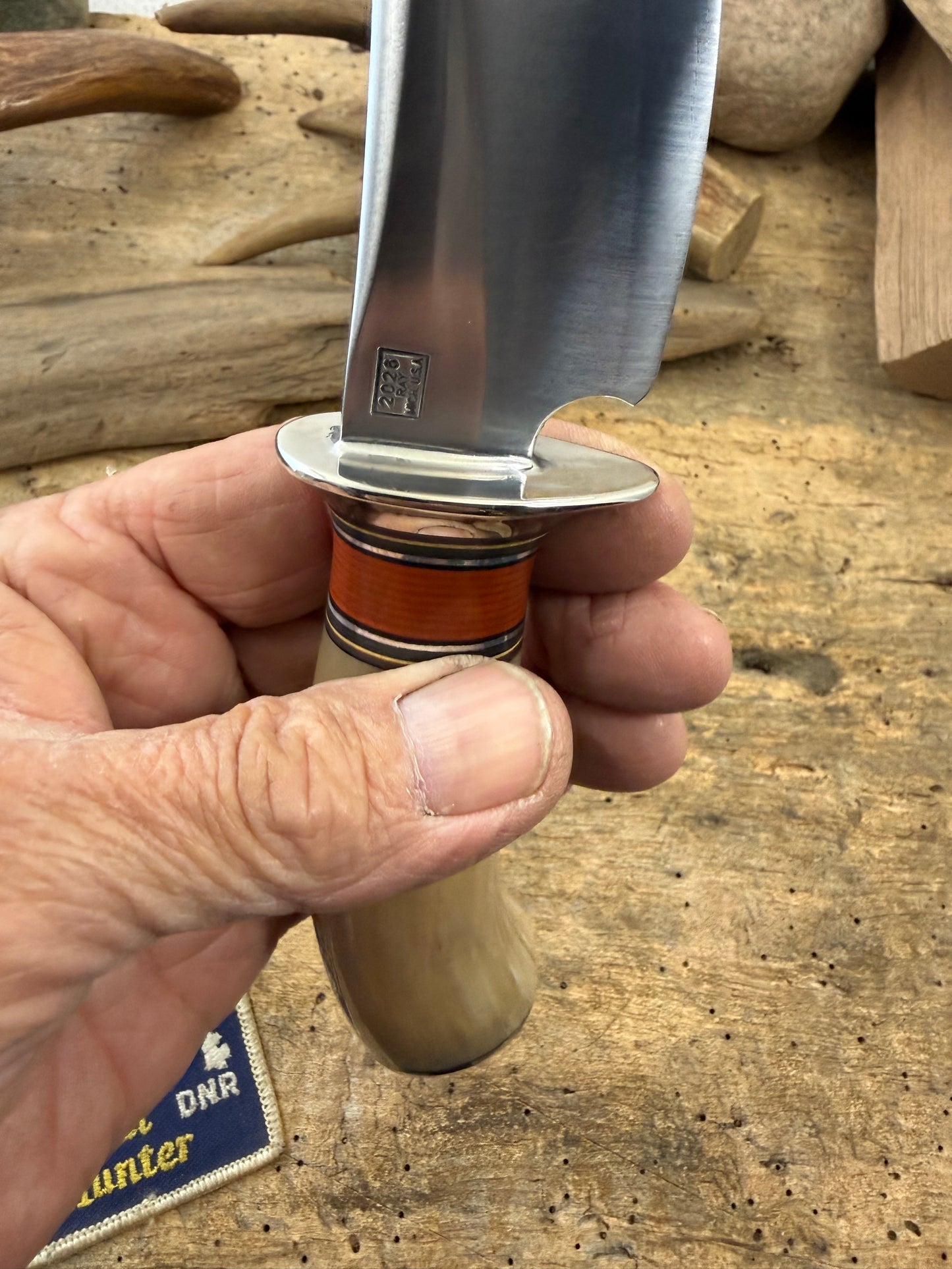 Treeman Must Ox South Dakota Caper Flat Grind Ostrich Sheath