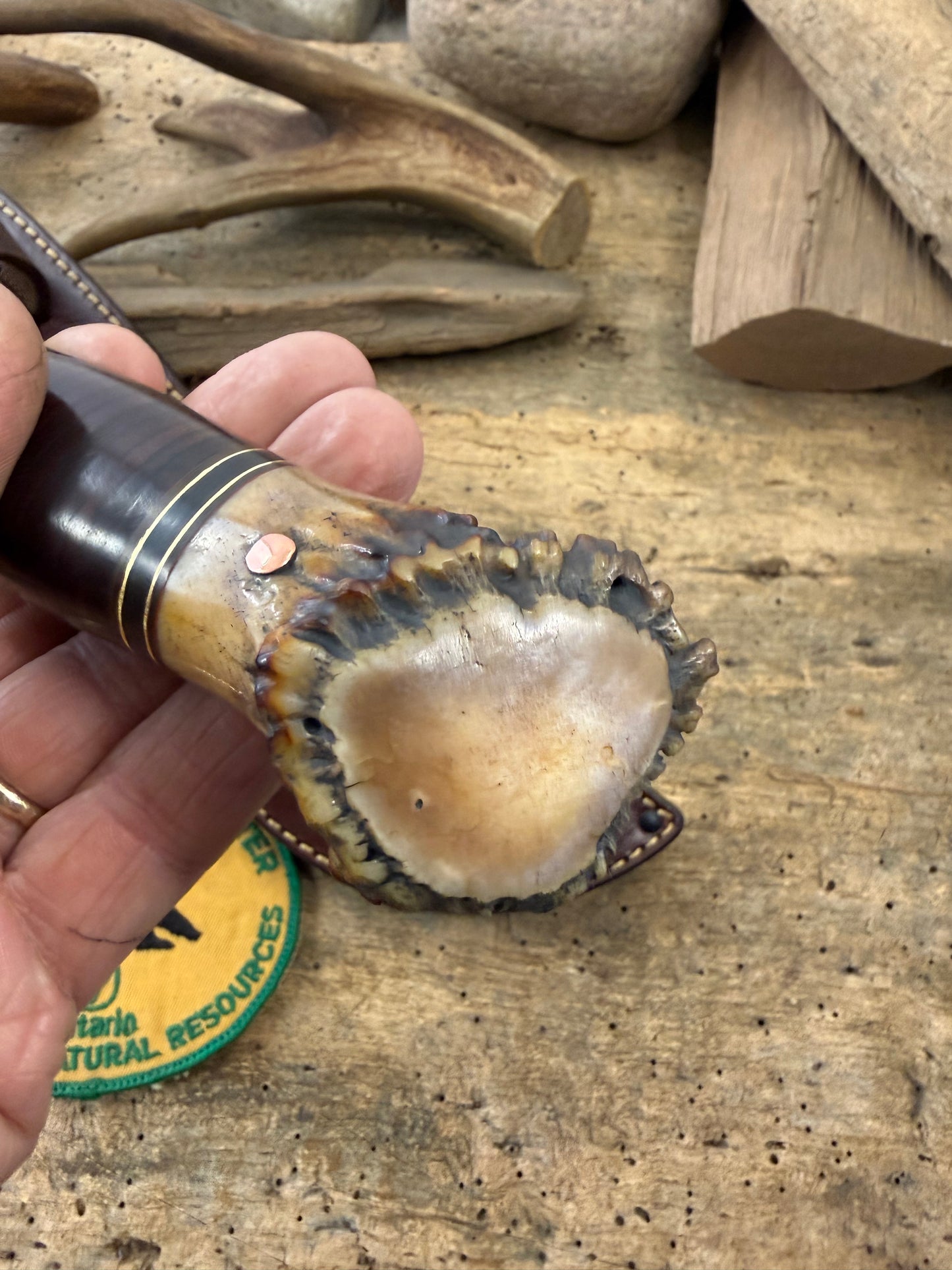 Treeman Nesmonk Hunter Copper Horse Hide Crown stag