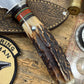 Treeman 4" Special Hunter Nickel AAA Old Stag Ox Butt Cap