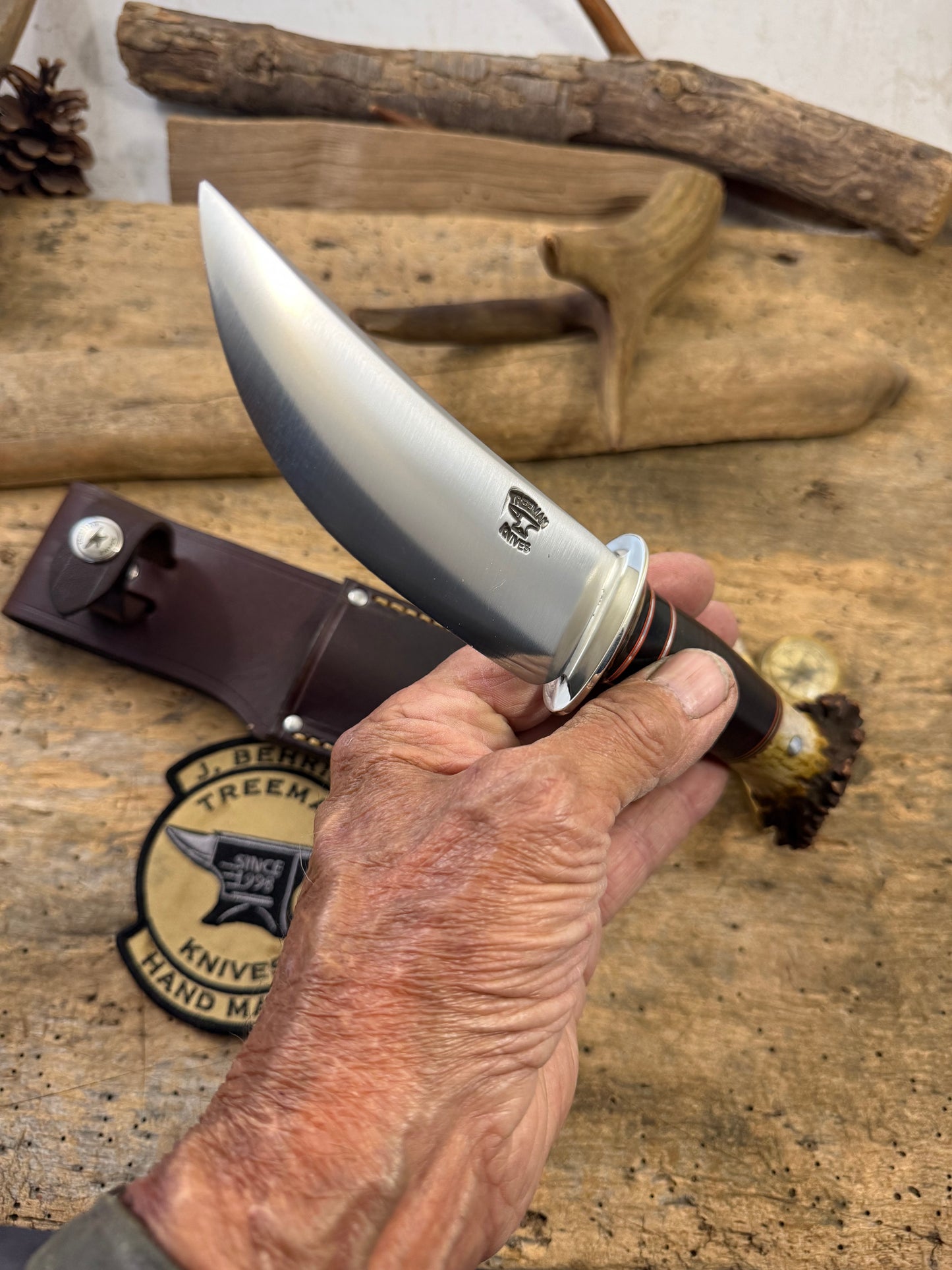 Treeman Traditional 5" Crown Stag Fox River Hunter AEB-L