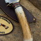 Treeman Woodcraft 6" Brass sambar stag Sheep horn butt