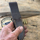 Treeman Trout & Deer Knife Forged 1095 Copper Guard Sambar Stag Musk Ox Butt  Beaver Tail Sheath