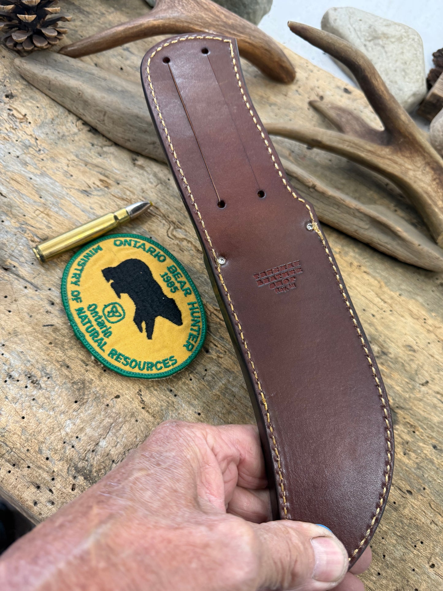 Treeman Nesmonk Hunter Copper Horse Hide Crown stag