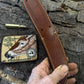 Treeman 5" Deer & Trout Old School Crown Stag Horse hide