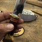 Old School Scagel Style Deer & Trout 5" Blade Horse hide Crotch Stag