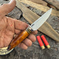 Treeman Artifact Ivory Trout Knife Crock Sheath AEB-L