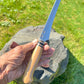 Treeman 9" Filiet Knife AEB-L Stainless Linen Micarta