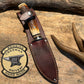 Special Hunter AEB-L Stainless NS Guard Red Stag Mammoth Cap Belt Sheath