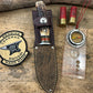 Treeman 4" Special Hunter Nickel AAA Old Stag Ox Butt Cap