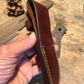 Treeman Lil" Caper 3" Blade Horsehide Crotch Stag Belt Sheath