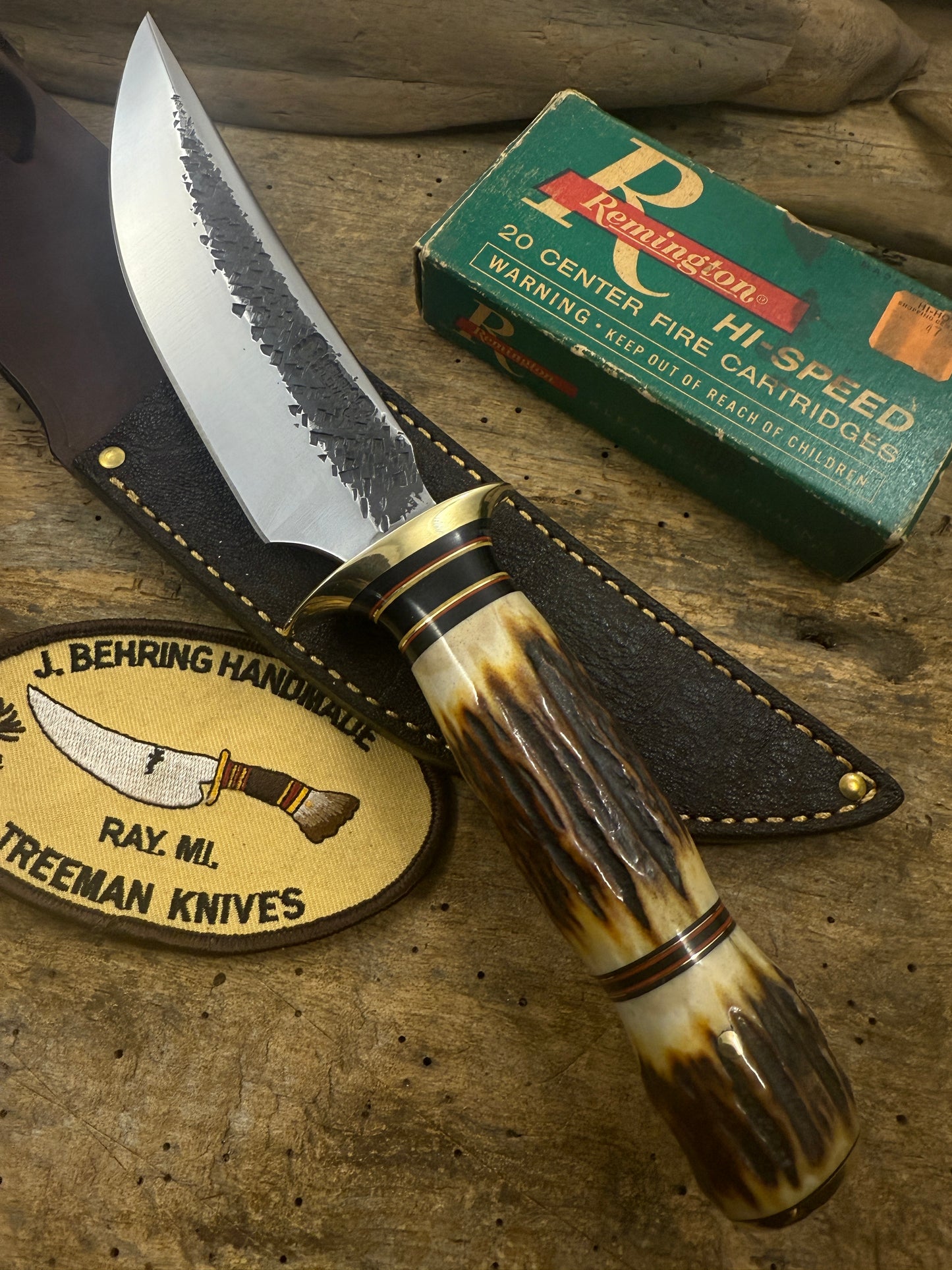 Treeman Stag/Stag AAA Sambar Hammer Mark Fighter Elephant Ear Sheath