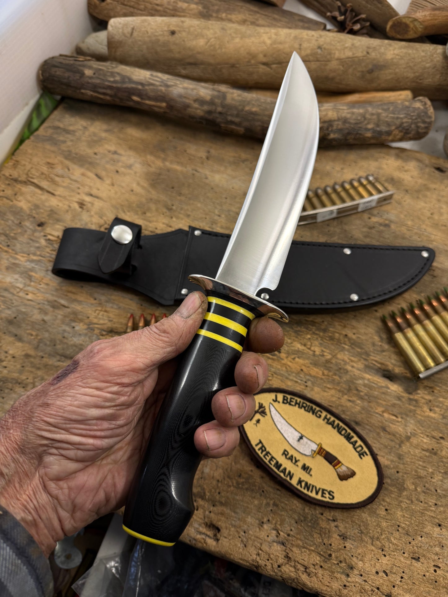 Treeman Special Ops Service Ribbon DBL Skull Fighter