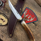 Treeman 5" AEB-L Deer & Trout Sambar Satg Sheep Horn butt