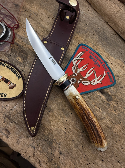 Treeman 5" AEB-L Deer & Trout Sambar Satg Sheep Horn butt