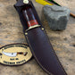Treeman Big Bay Hunter  Pop's Pro Cut Steel  Horse Hide Crown Stag OLD SCHOOL