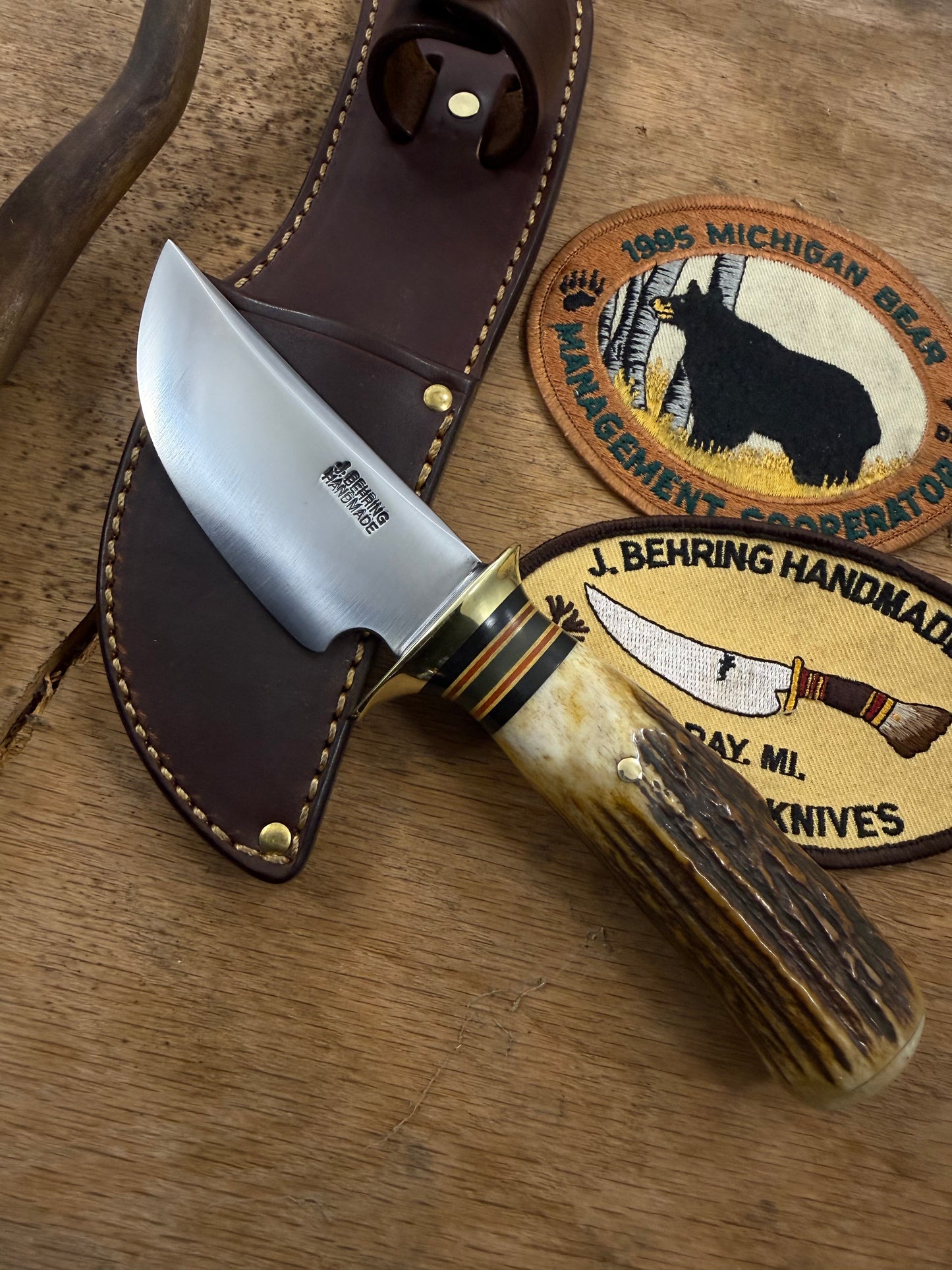 Treeman South Dakota Caper  Sambar Stag Ivory Butt Cap