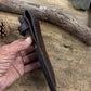 Treeman  Small Hunter with old Stag Nickel Guard pinned butt Cap Exotic sheath