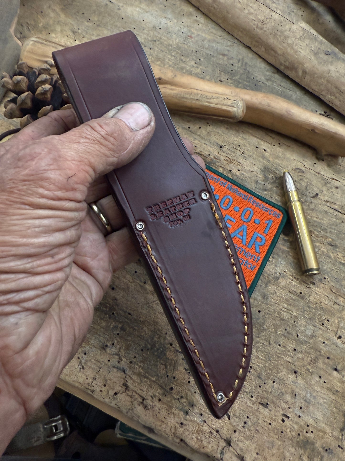 Trout 3.5" HH ALUM Butt Ostrich