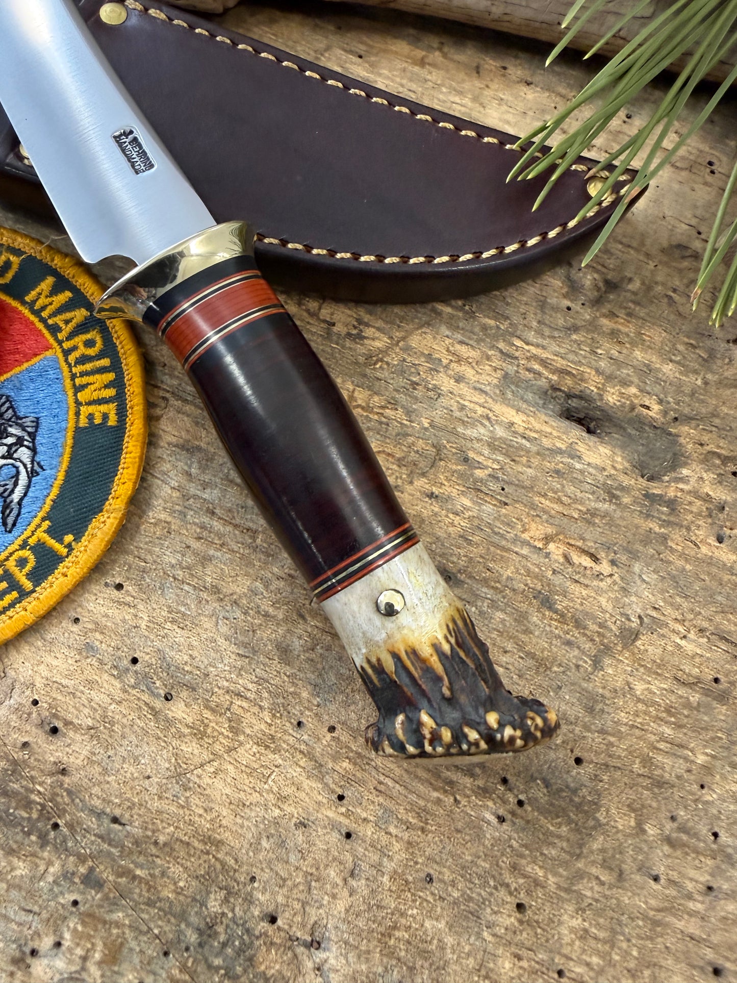 Treeman Trout & Bird Classic 4 1/2" Horse Hide Crown Stag