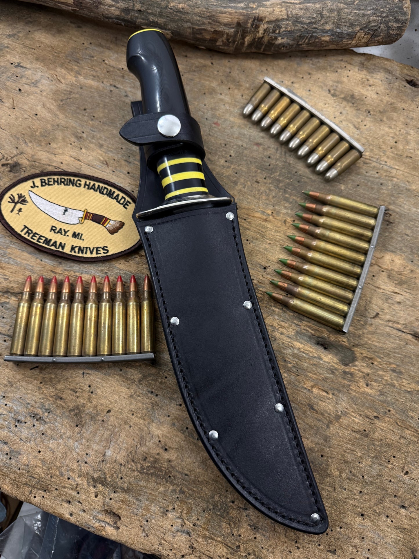 Treeman Special Ops Service Ribbon DBL Skull Fighter