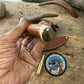 Treeman 5" Sticker AEB-L Stainless Nickel Silver Sambar Stag Mammoth Ivory butt Cap