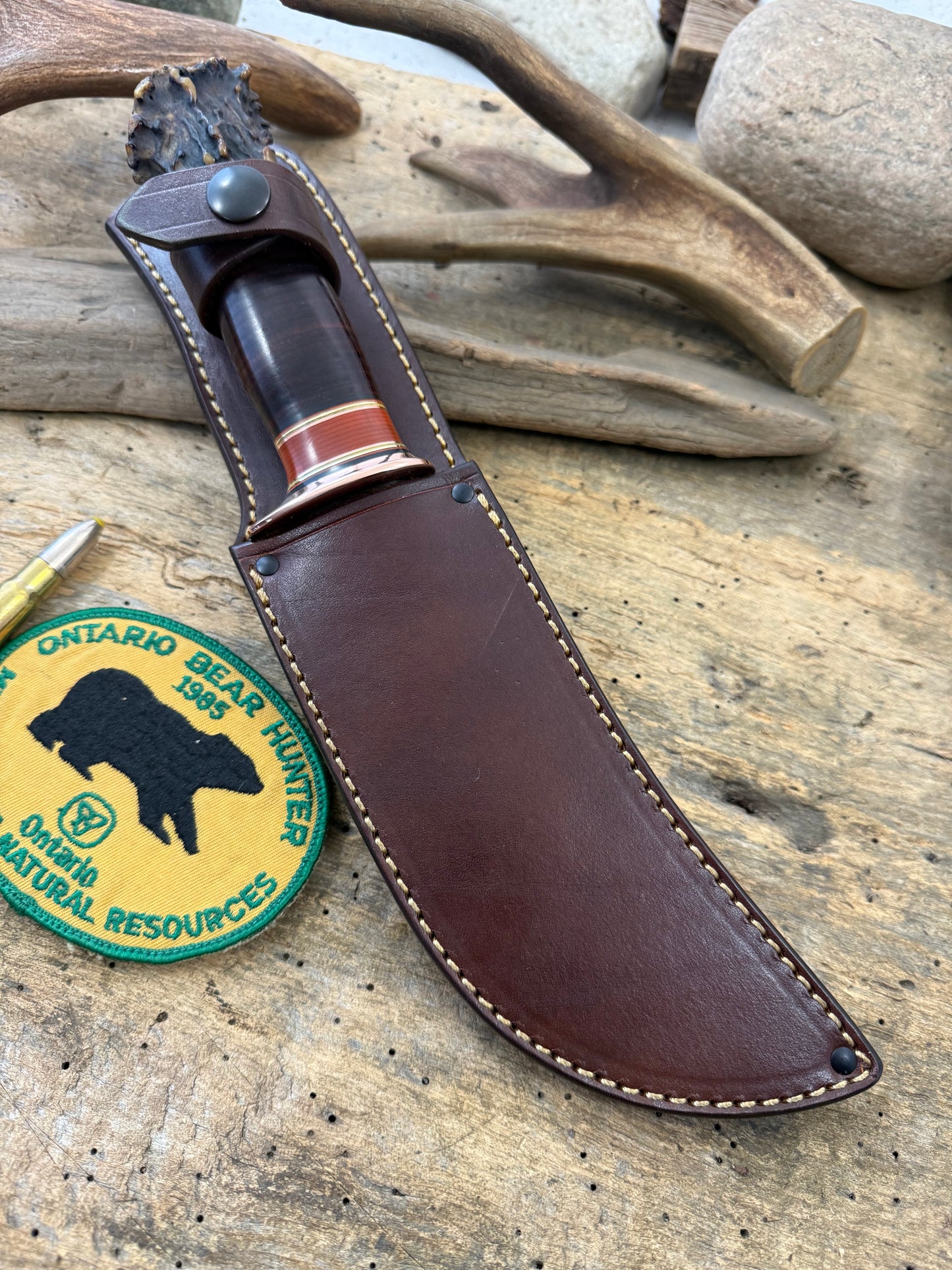 Treeman Nesmonk Hunter Copper Horse Hide Crown stag