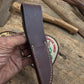 Trout 3.5" AEB-L Razor Blade Steel Moose Horn Mammoth Ivory Shark