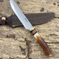 Treeman Model 1 Style Fighter 8 1/2" HD forged blade Red Stag Shark Wide Mouth Sheath