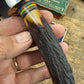 Treeman Deer & Trout 4" Blade  AEB-L Stainless Killer Red Stag Mammoth Cap Red Brass Guard