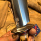 J. Behring 7 1/2" Skull Fighter Sambar Stag AEB-L stainless Blade Old School Aluminum Butt