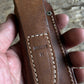 Vintage Treeman Trout & Bird 4" O1 Blade old stamp Crown stag