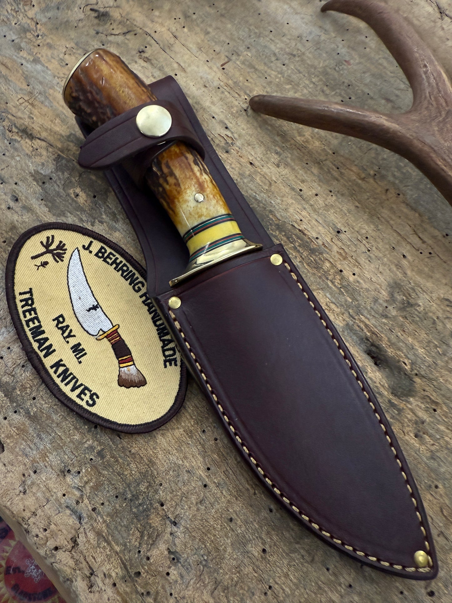Treeman Alaskan Hunter Hammer Mark 5" Sambar Stag