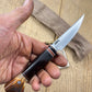 Treeman Trout Knife Sticker 3 1/2" AEB-L stainless blade Hippo sheath
