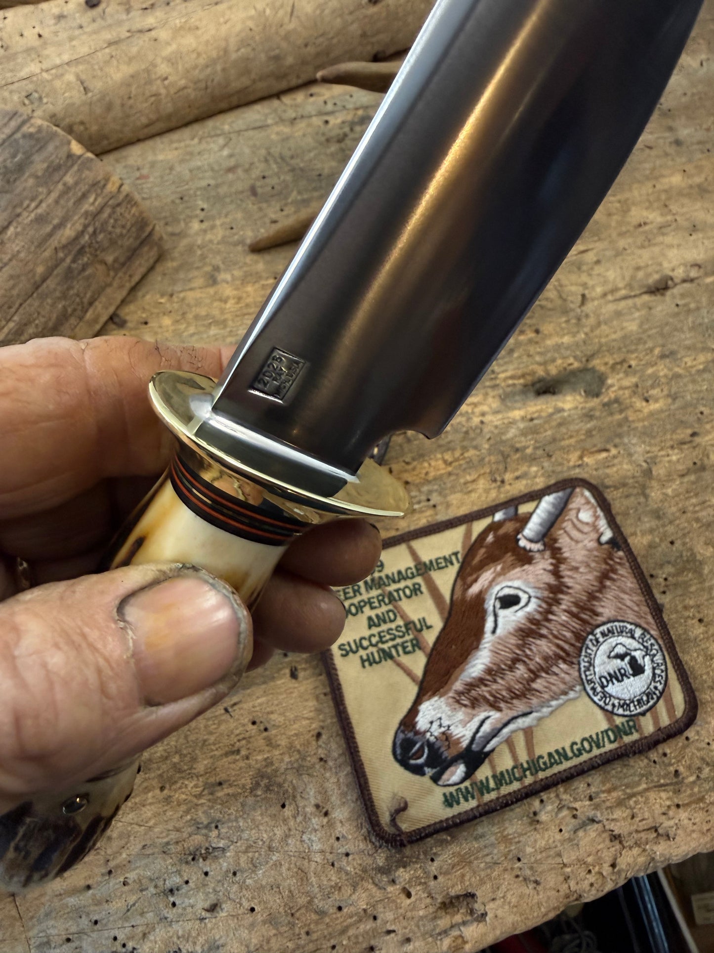 Treeman Big Bay Hunter 5" Stag Stag Sheep Horn