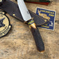 Treeman Deer & Trout 4" Blade  AEB-L Stainless Killer Red Stag Mammoth Cap Red Brass Guard
