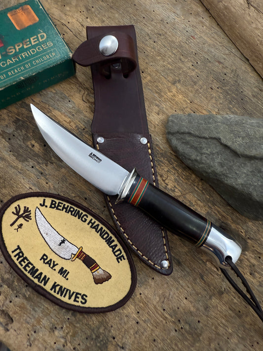 Treeman Trout Knife Stude Baker Spring Steel.