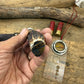 Treeman 4" Special Hunter Nickel AAA Old Stag Ox Butt Cap