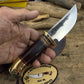 Treeman Iron Mt Hunter Hammer Mark 5" blade Horse hide Brass Crows beak Butt